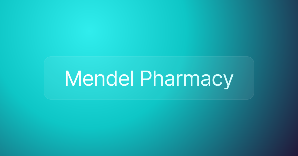 Mendel Pharmacy