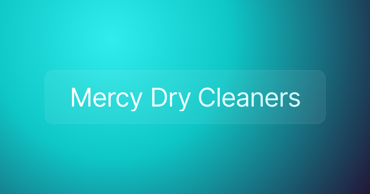 Mercy Dry Cleaners
