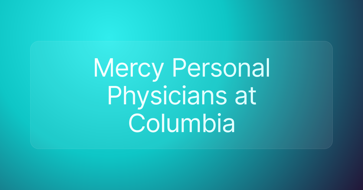 Mercy Personal Physicians at Columbia