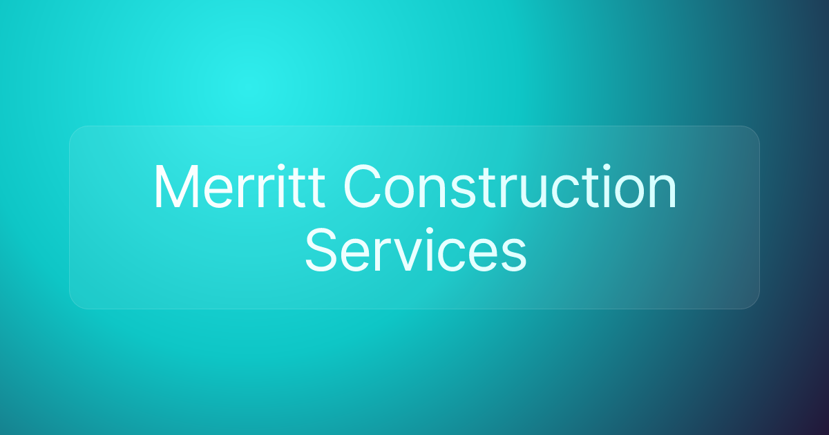 Merritt Construction Services