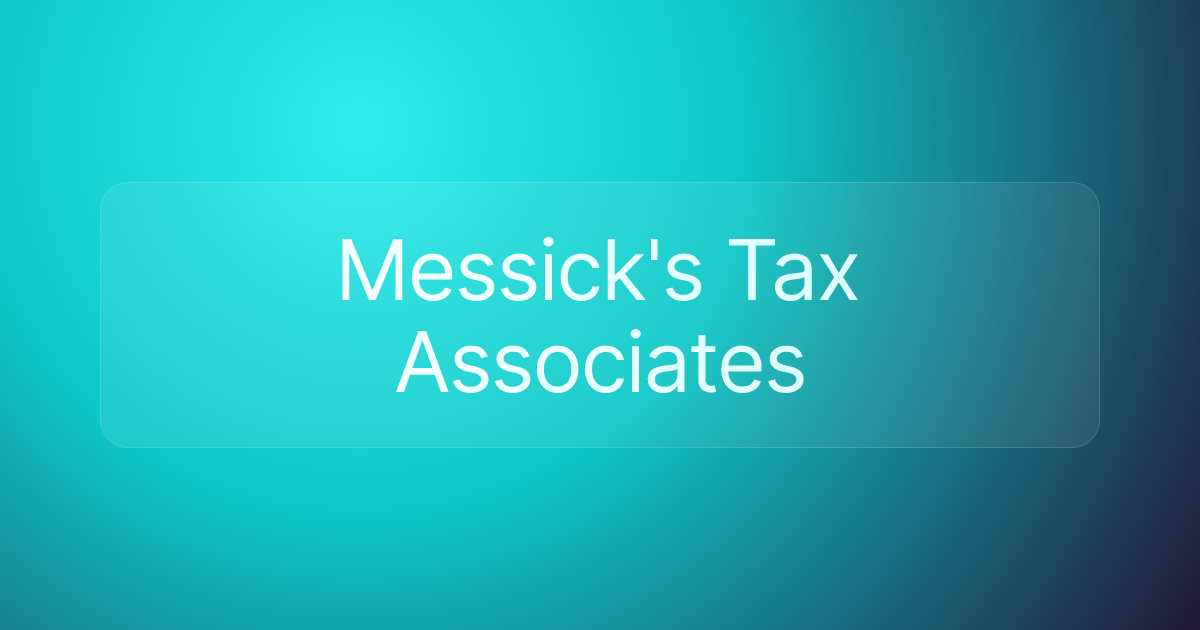 Messick's Tax Associates