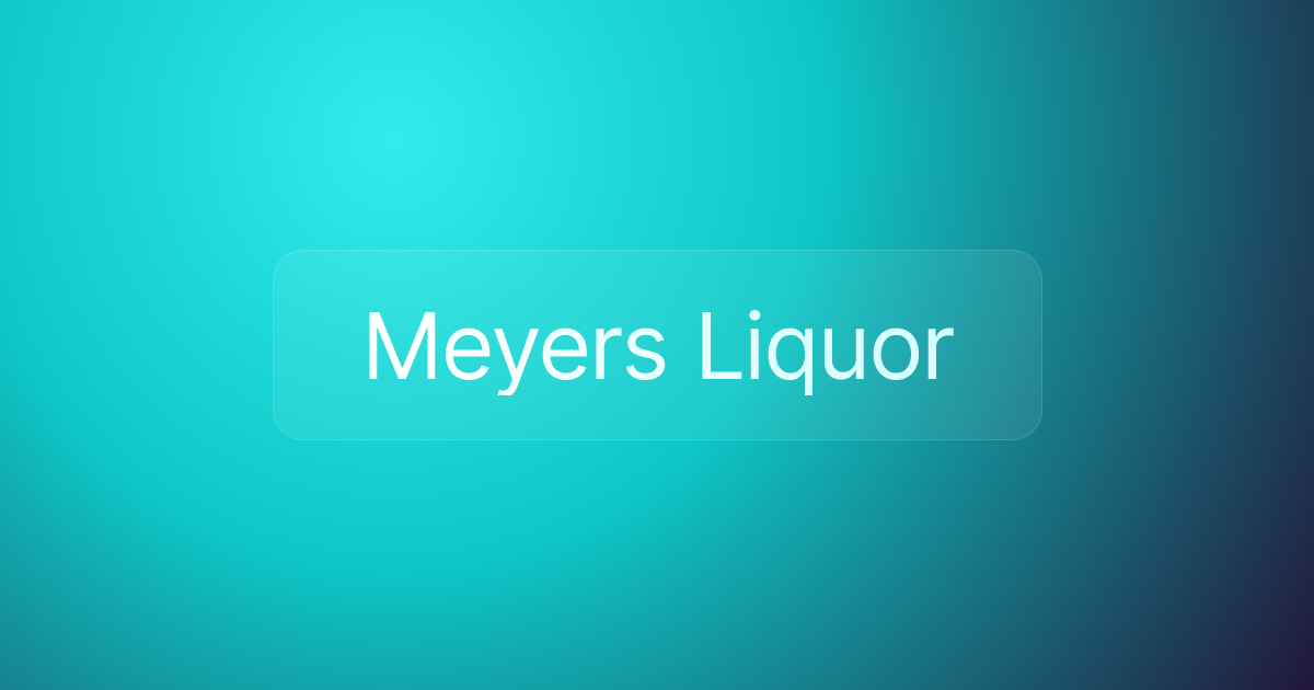 Meyers Liquor