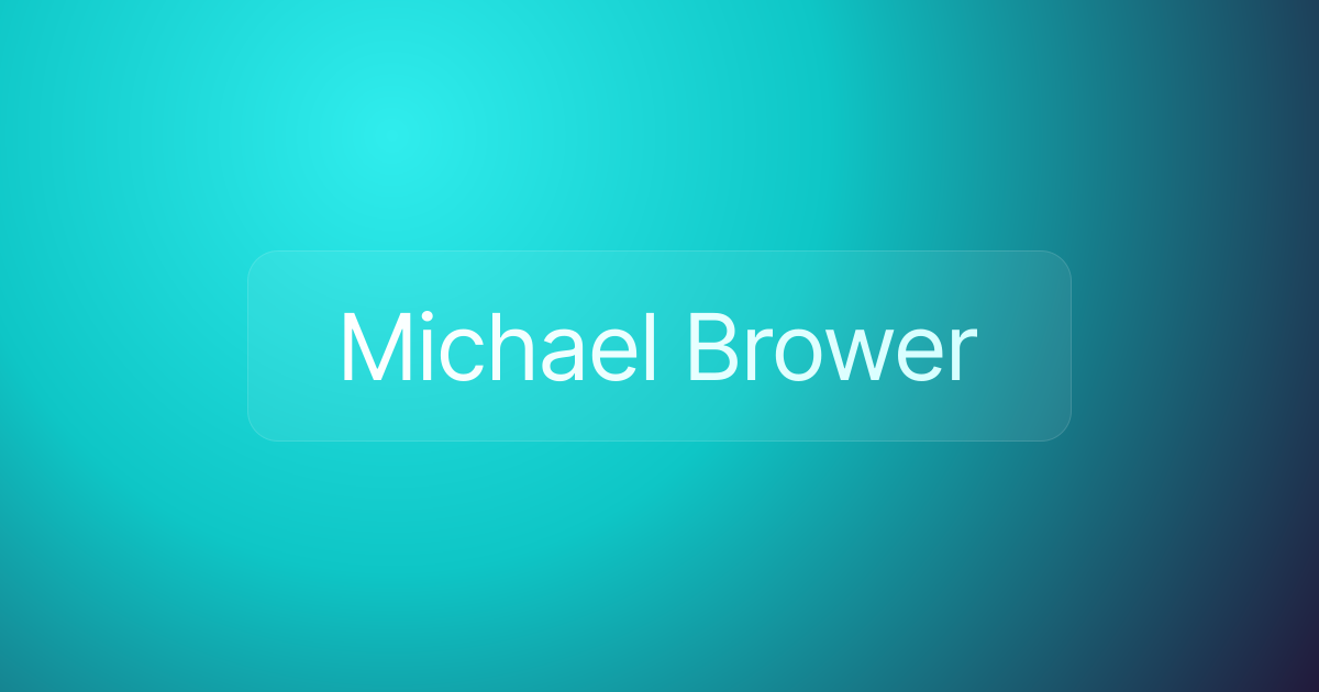 Michael Brower