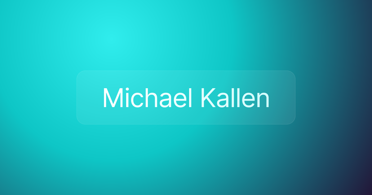 Michael Kallen