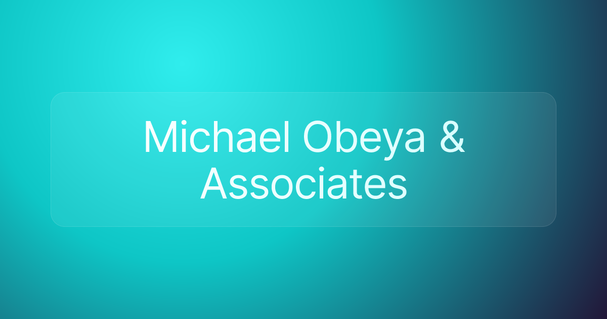 Michael Obeya & Associates
