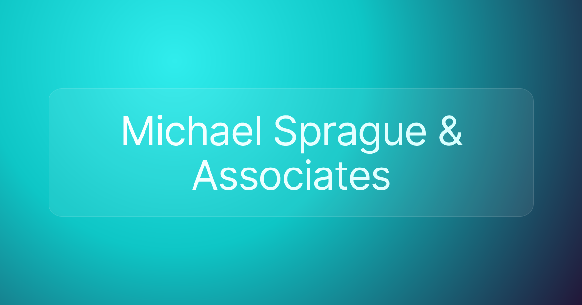 Michael Sprague & Associates