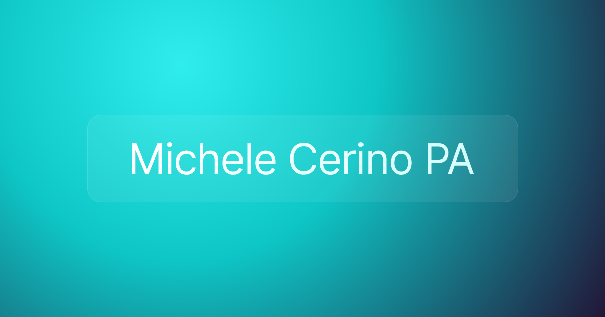 Michele Cerino PA