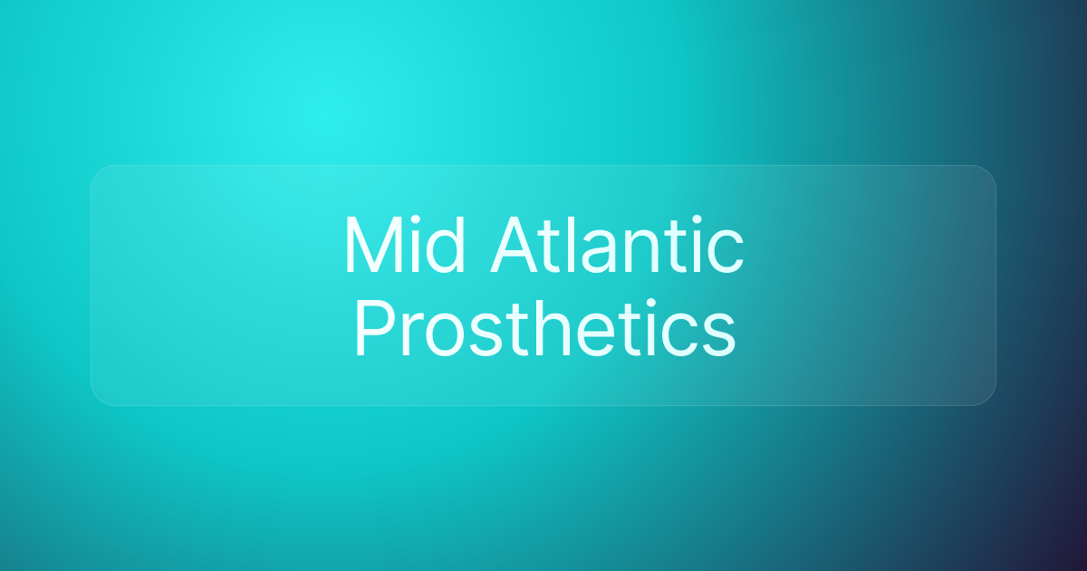 Mid Atlantic Prosthetics