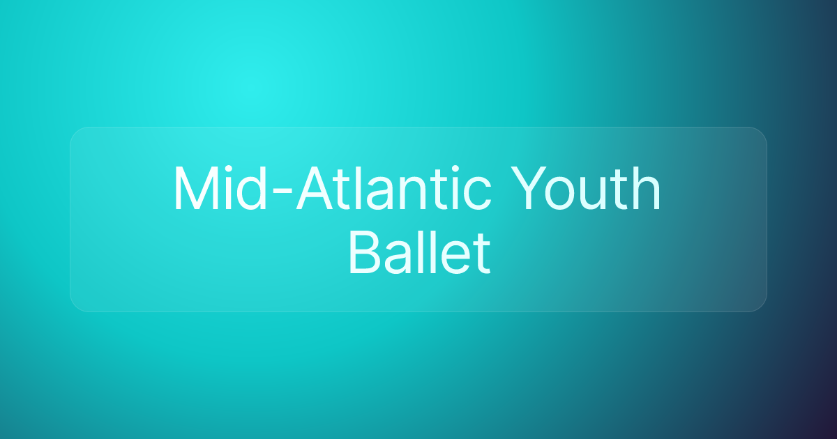 Mid-Atlantic Youth Ballet