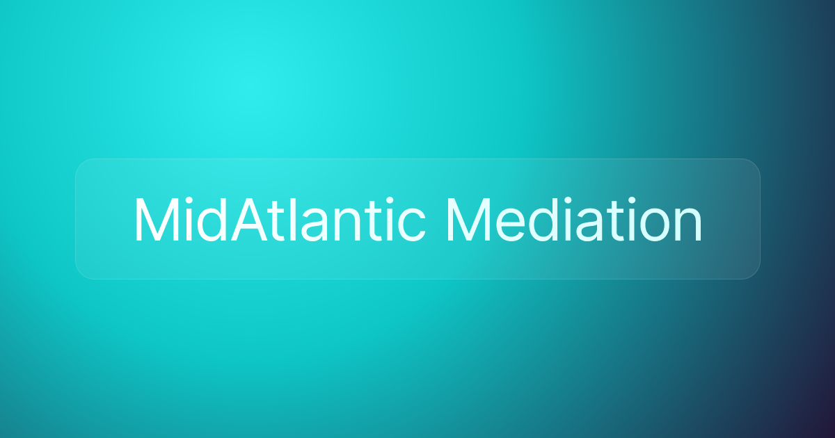 MidAtlantic Mediation