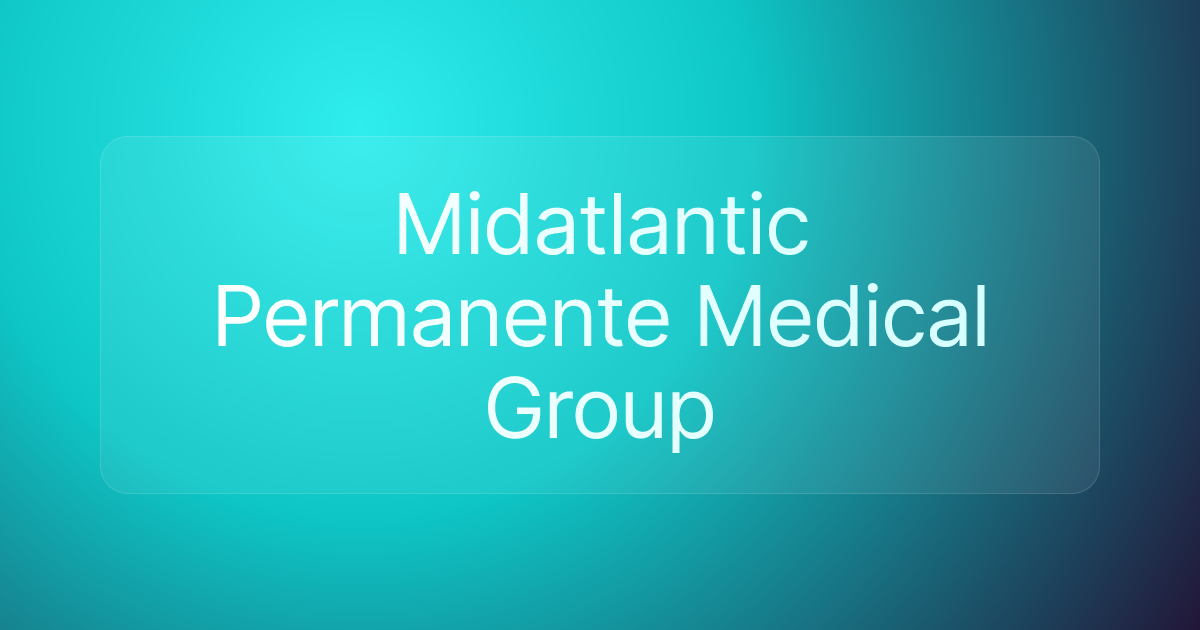Midatlantic Permanente Medical Group