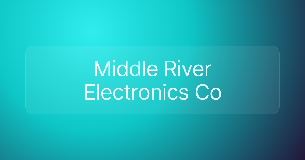 Middle River Electronics Co