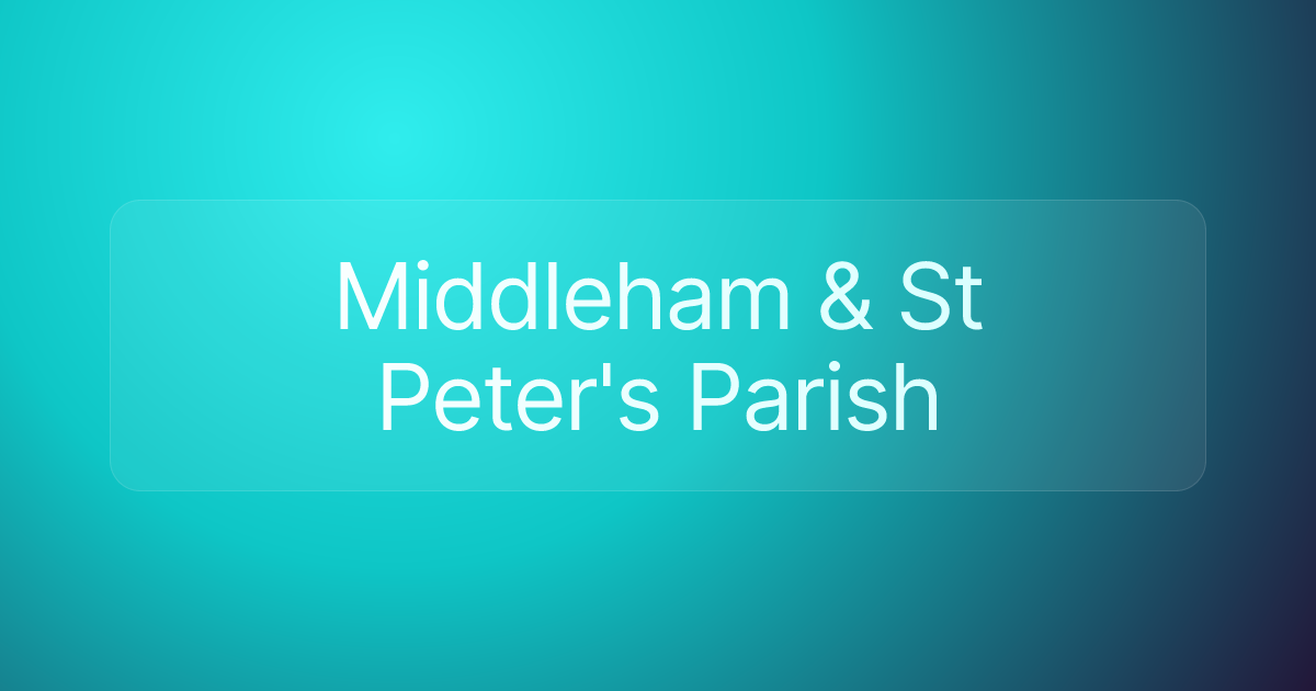 Middleham & St Peter's Parish