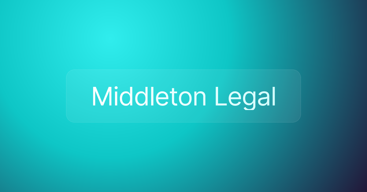 Middleton Legal