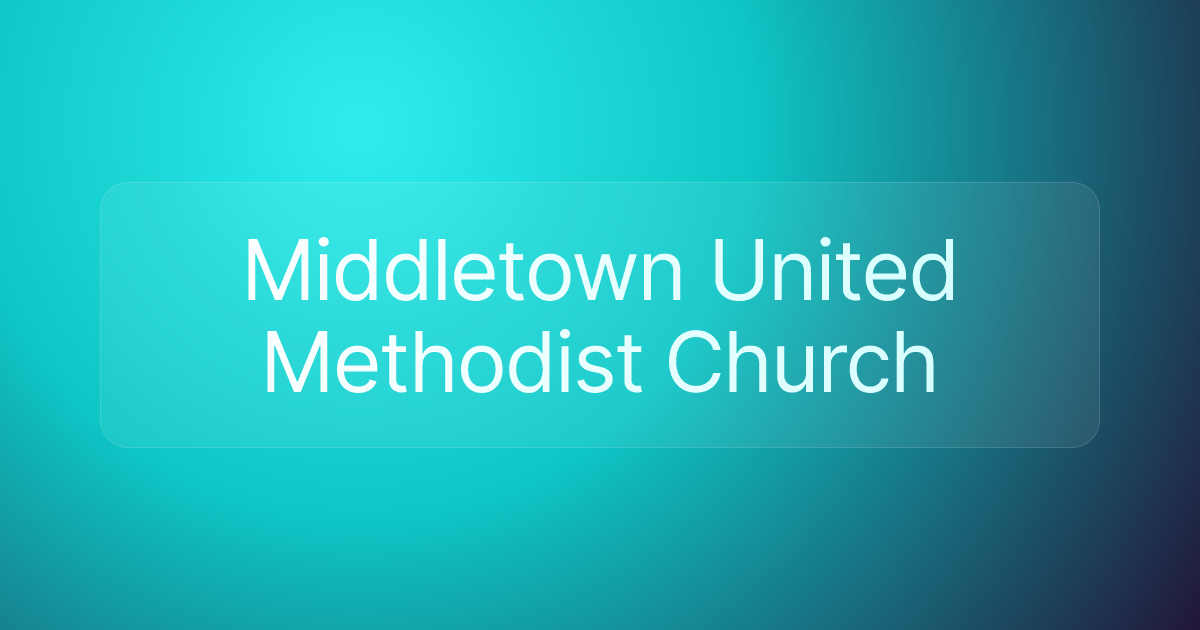 Middletown United Methodist Church
