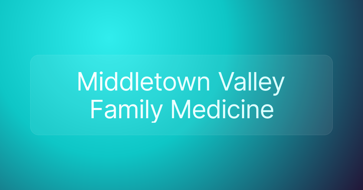 Middletown Valley Family Medicine