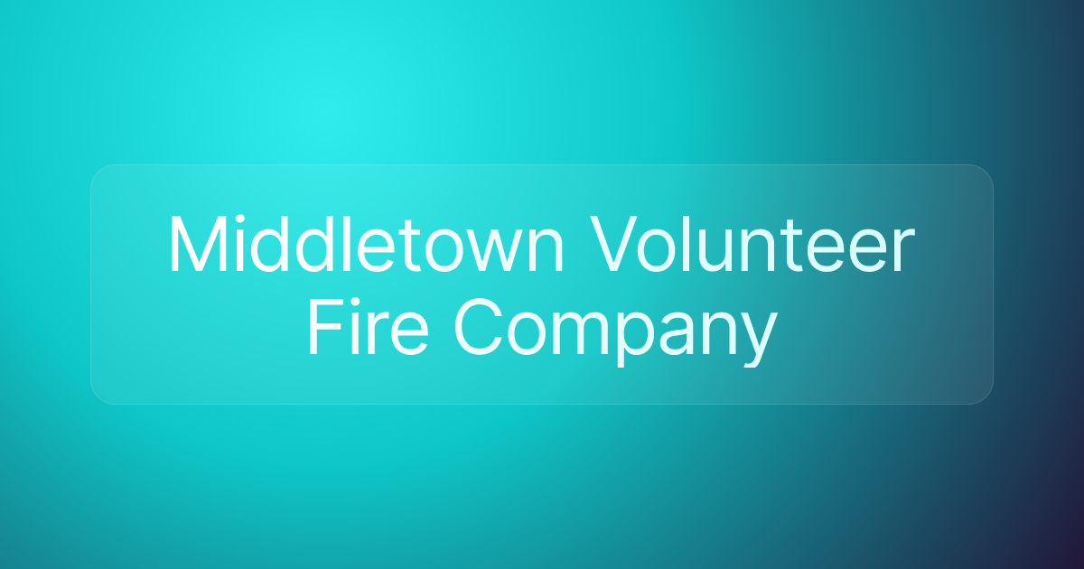 Middletown Volunteer Fire Company