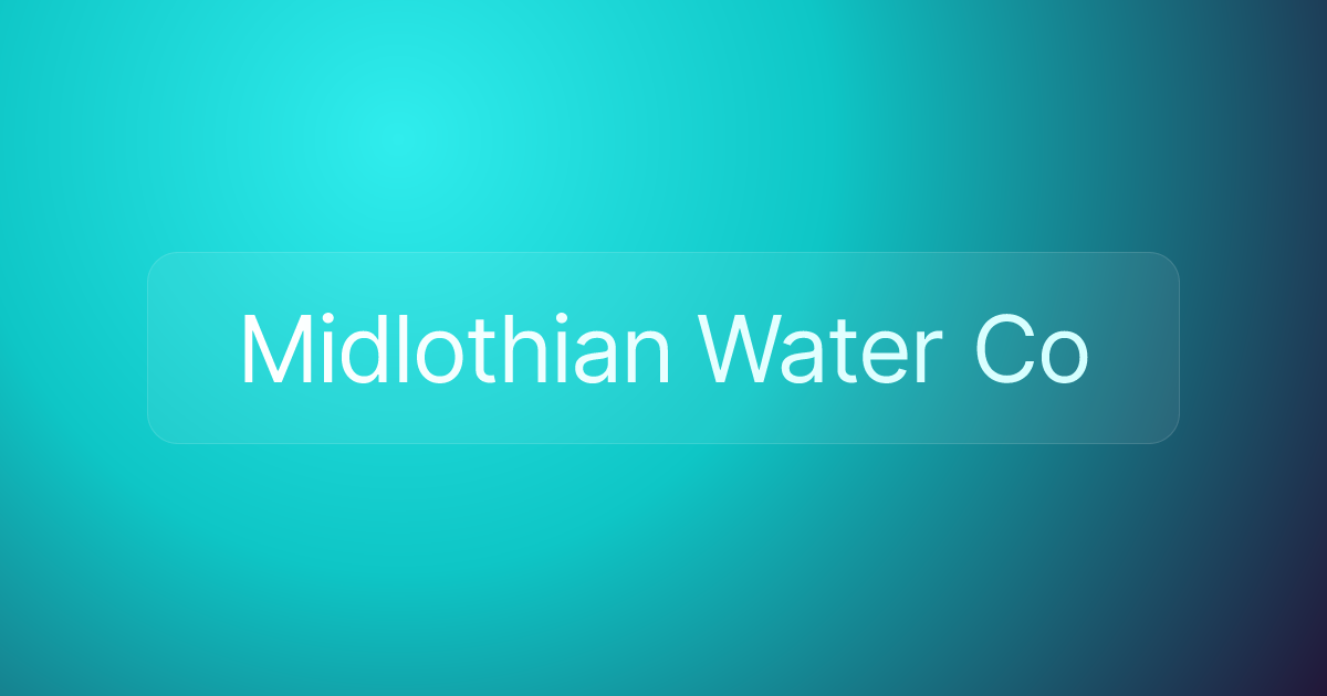Midlothian Water Co
