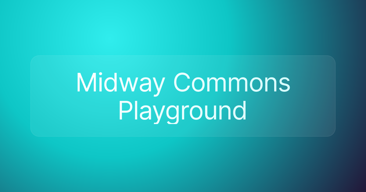 Midway Commons Playground