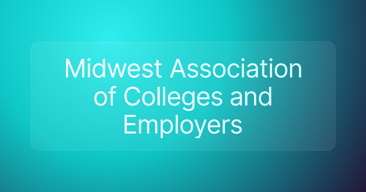 Midwest Association of Colleges and Employers