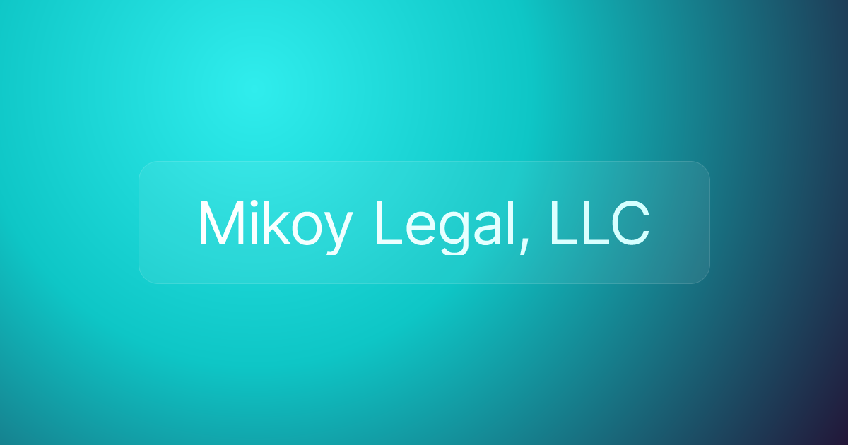Mikoy Legal, LLC