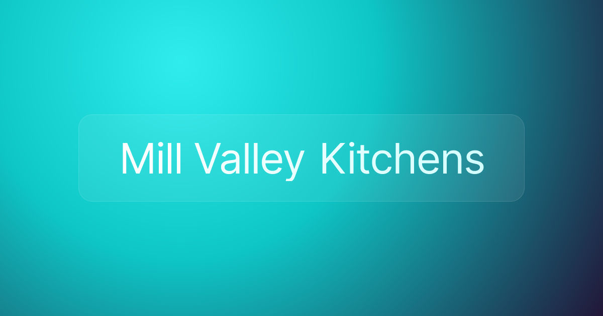 Mill Valley Kitchens
