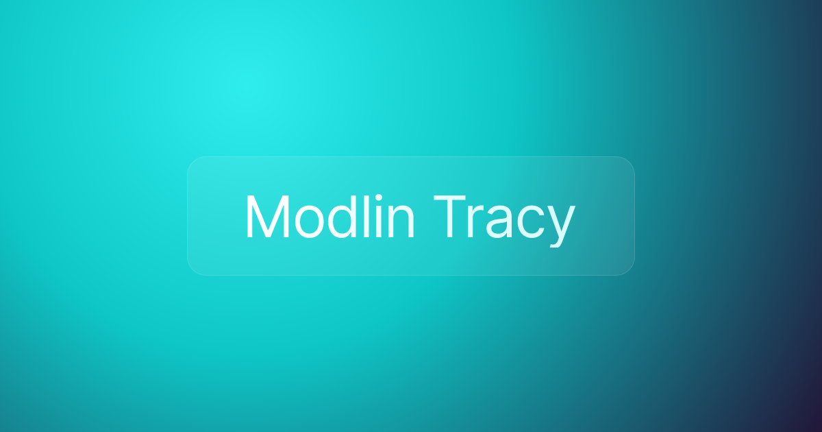 Modlin Tracy