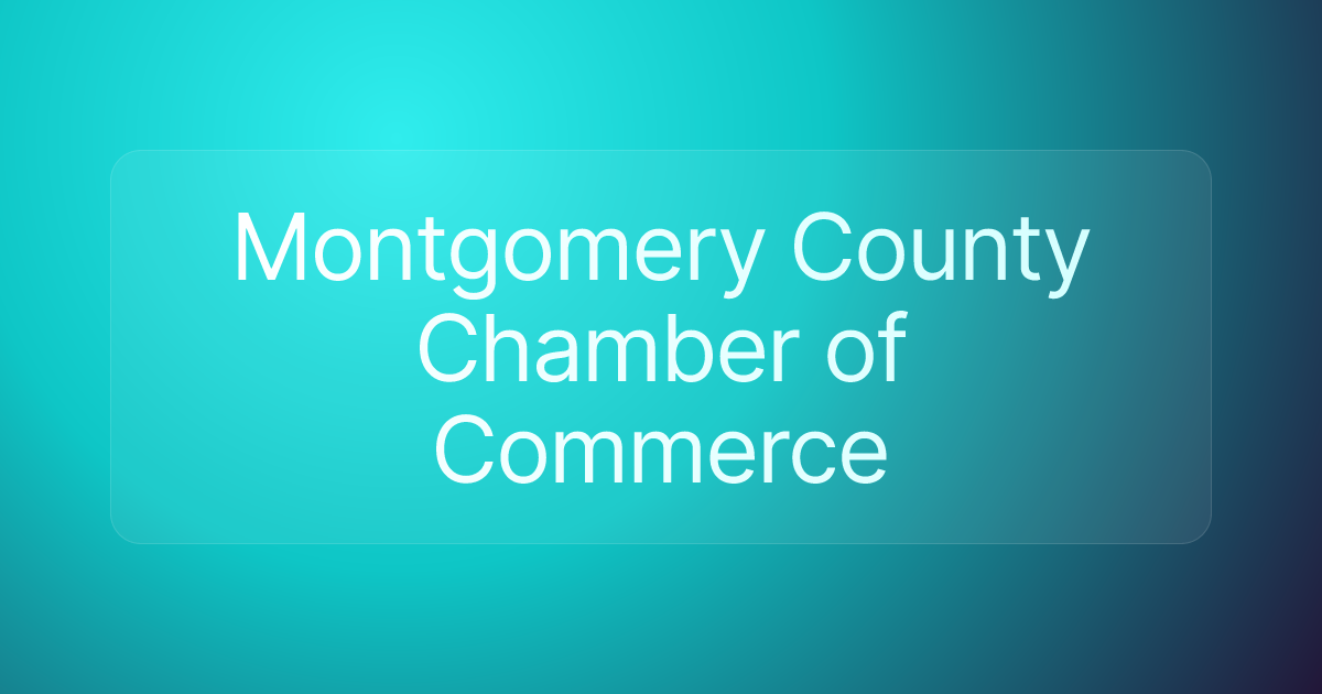 Montgomery County Chamber of Commerce