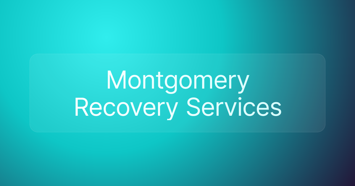 Montgomery Recovery Services