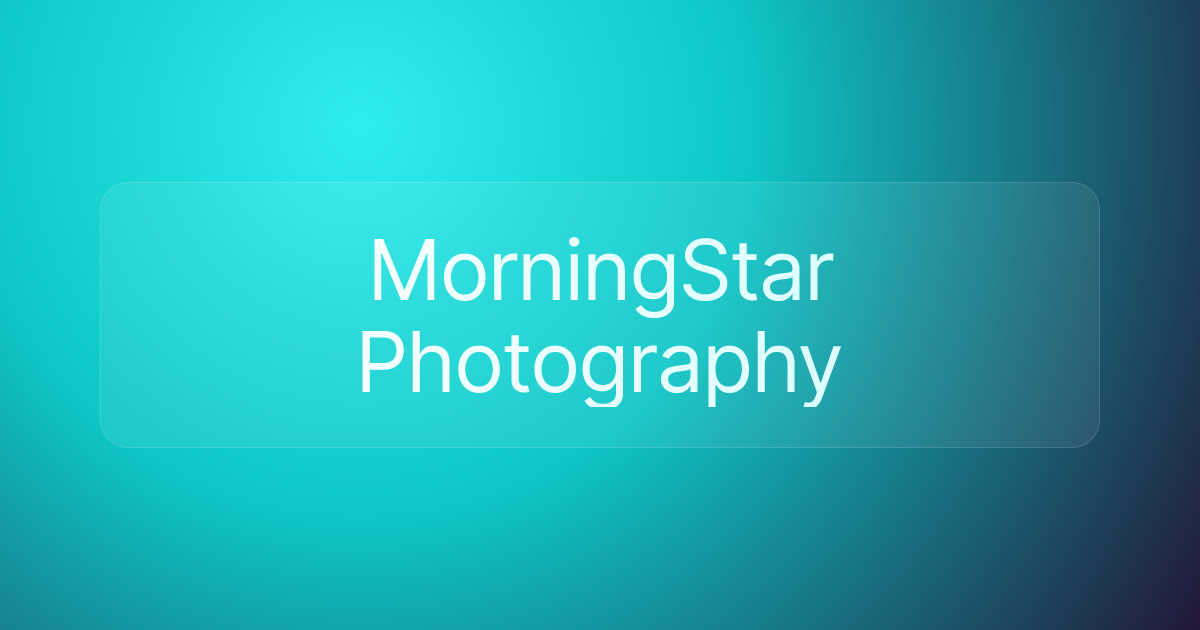 MorningStar Photography