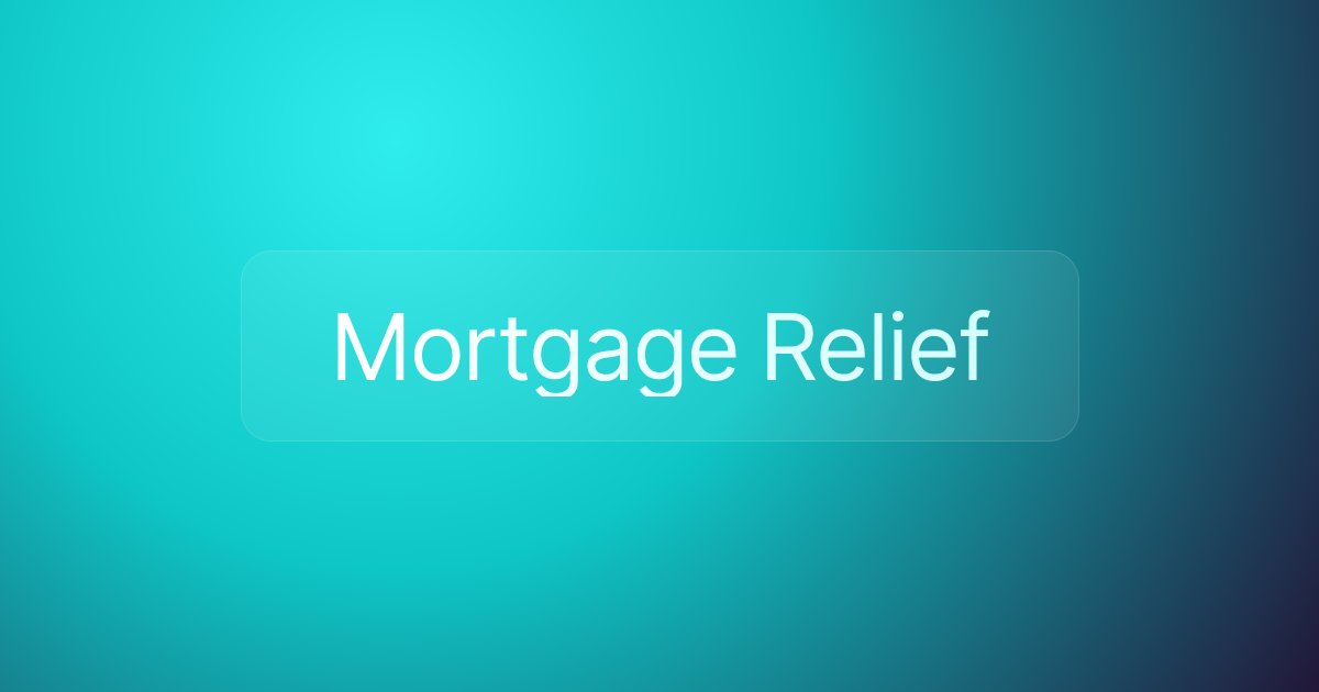 Mortgage Relief