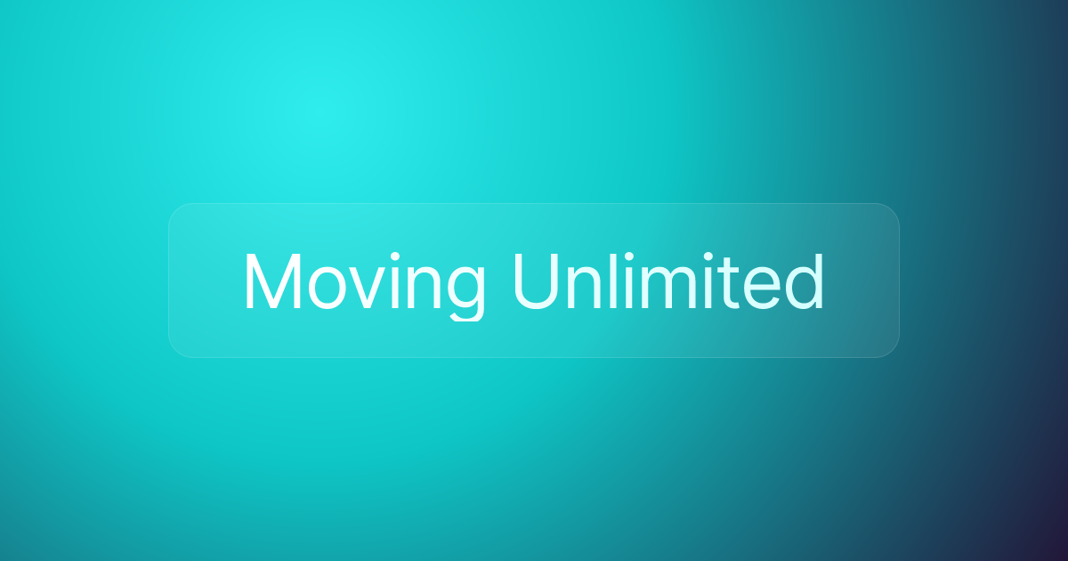 Moving Unlimited