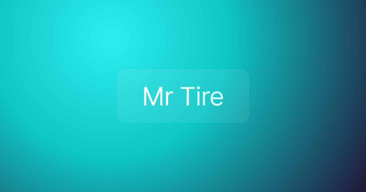 Mr Tire