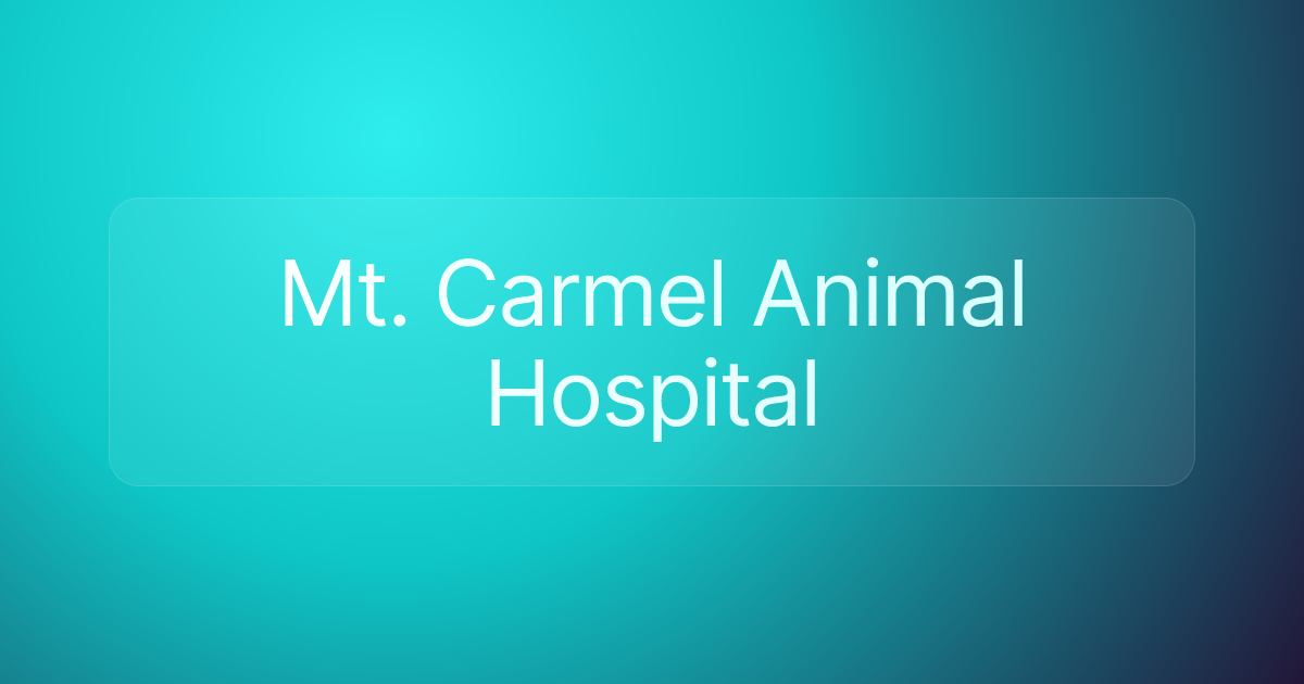 Mt. Carmel Animal Hospital