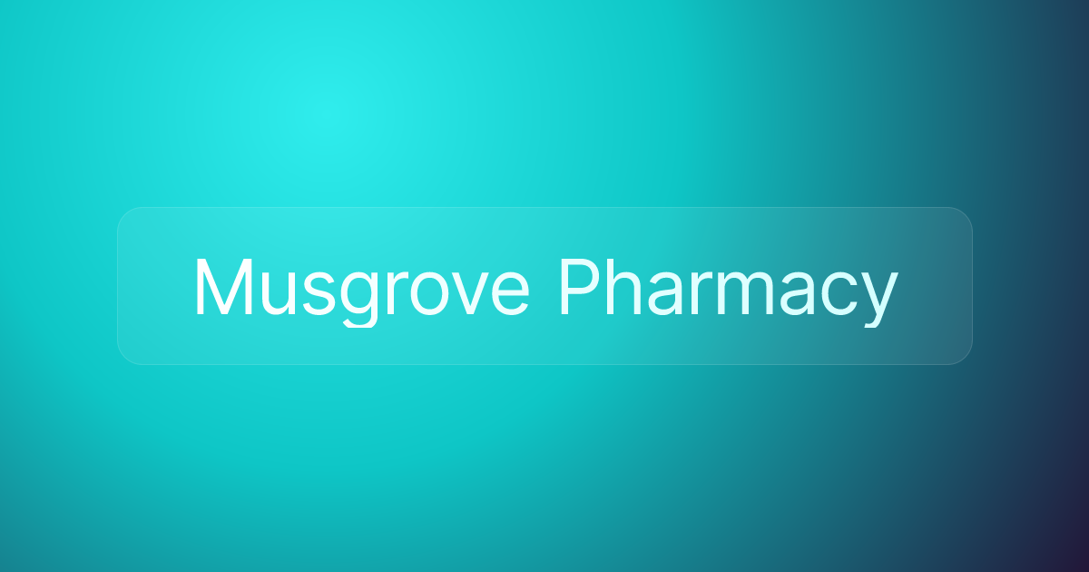 Musgrove Pharmacy