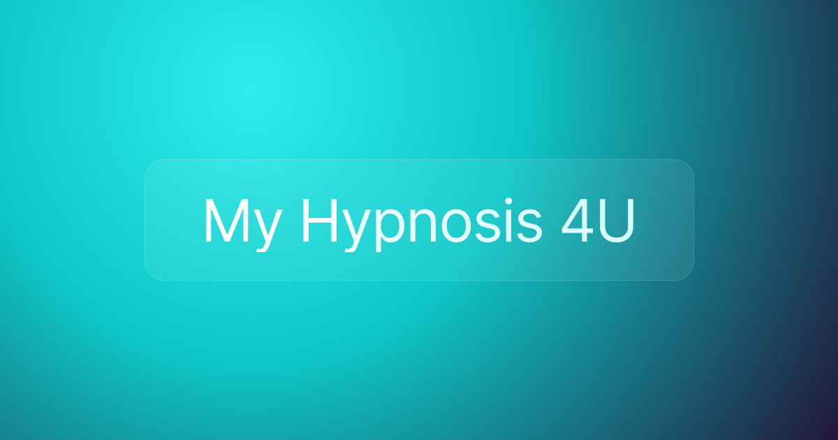 My Hypnosis 4U