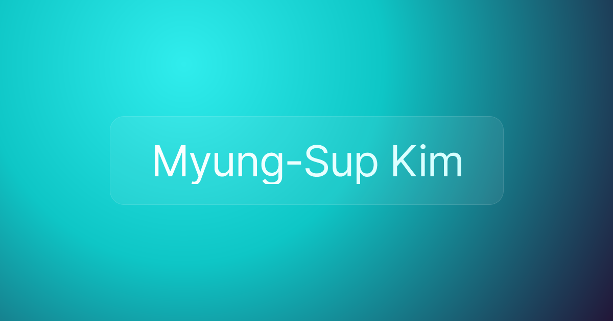 Myung-Sup Kim