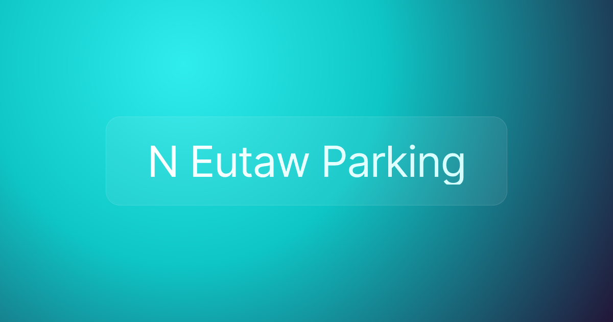 N Eutaw Parking
