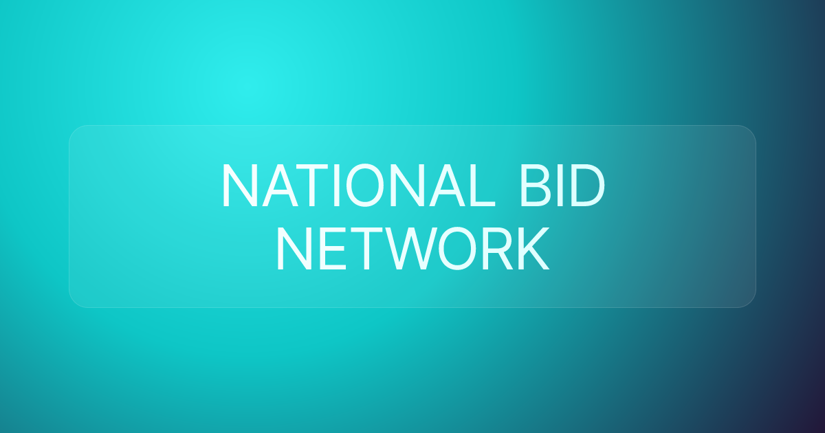 NATIONAL BID NETWORK