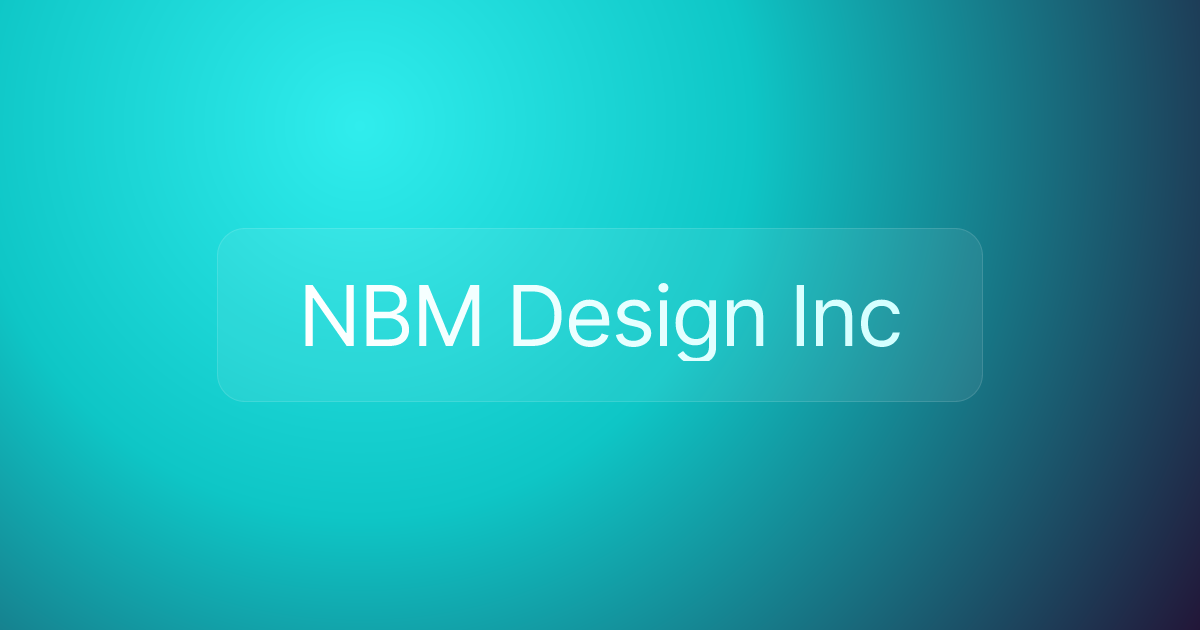 NBM Design Inc