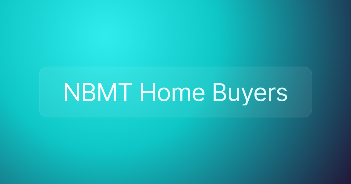NBMT Home Buyers