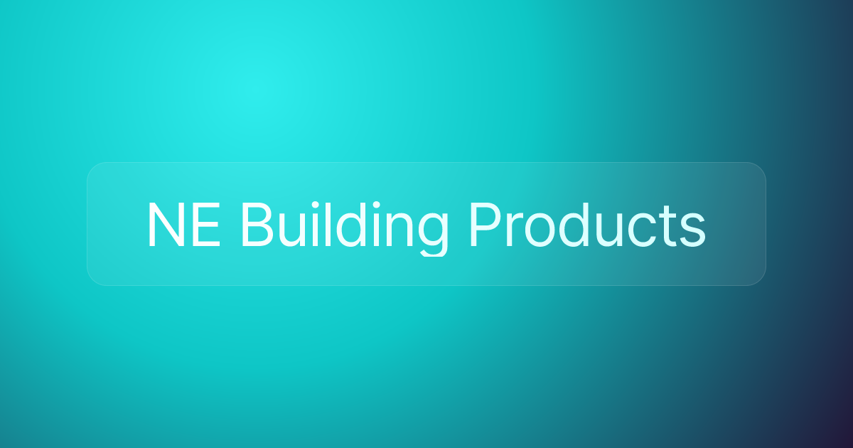 NE Building Products
