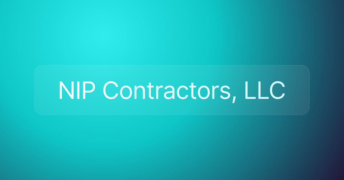 NIP Contractors, LLC