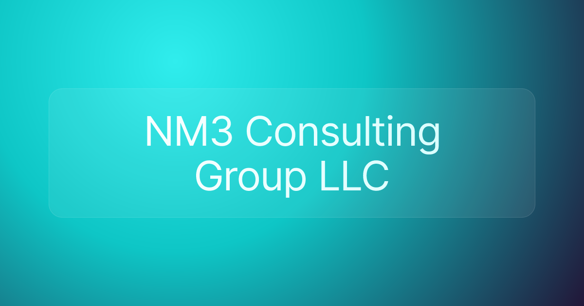 NM3 Consulting Group LLC
