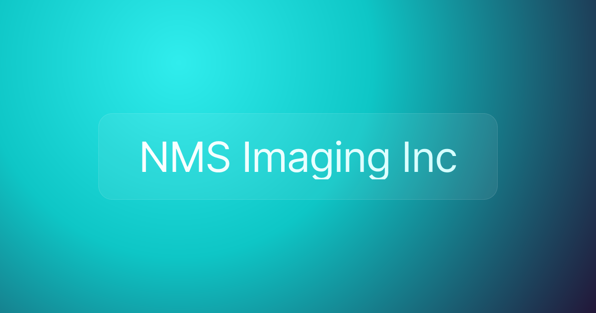 NMS Imaging Inc
