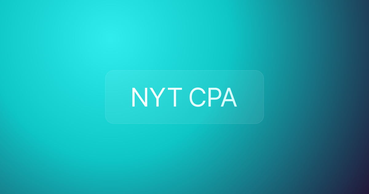 NYT CPA
