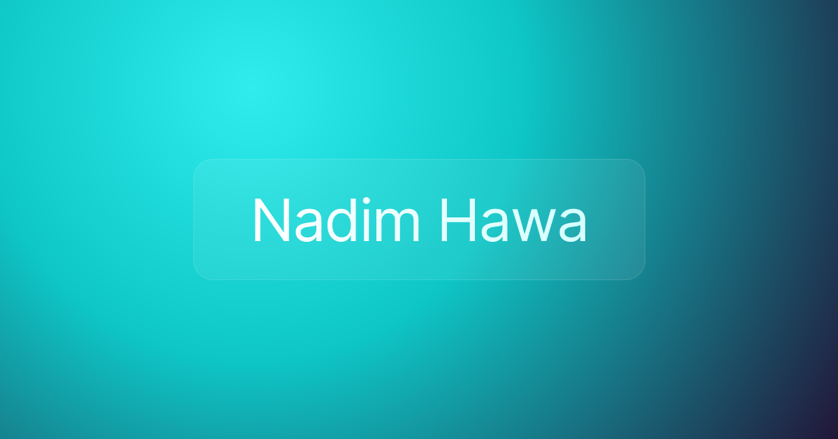 Nadim Hawa