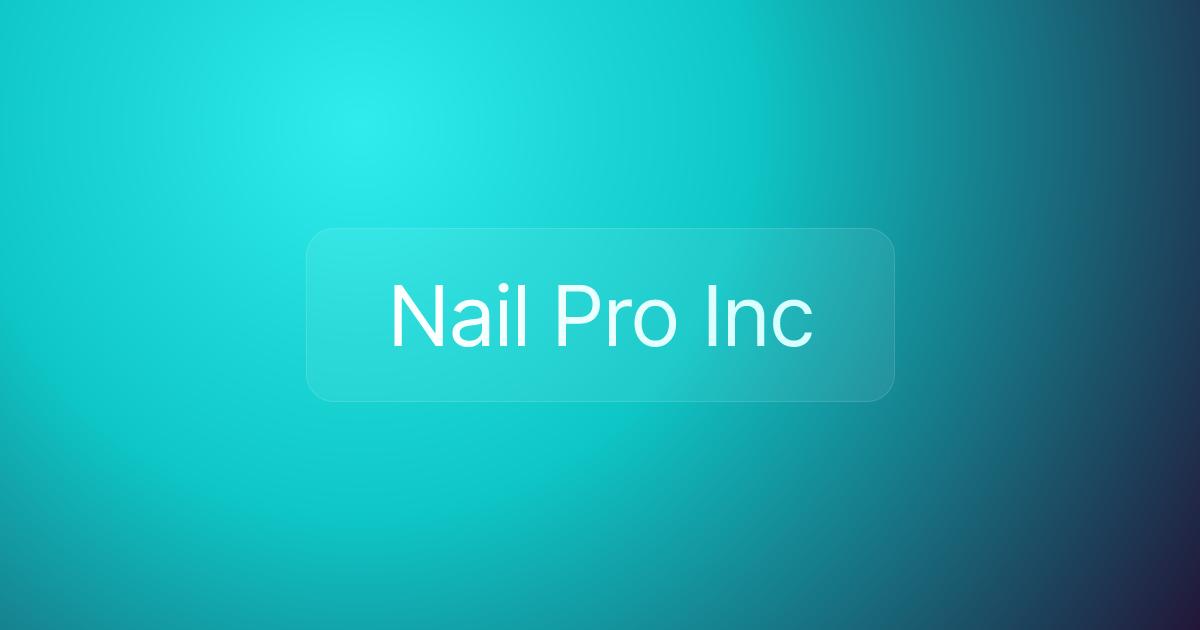 Nail Pro Inc