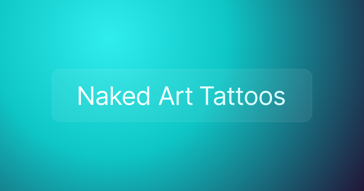 Naked Art Tattoos