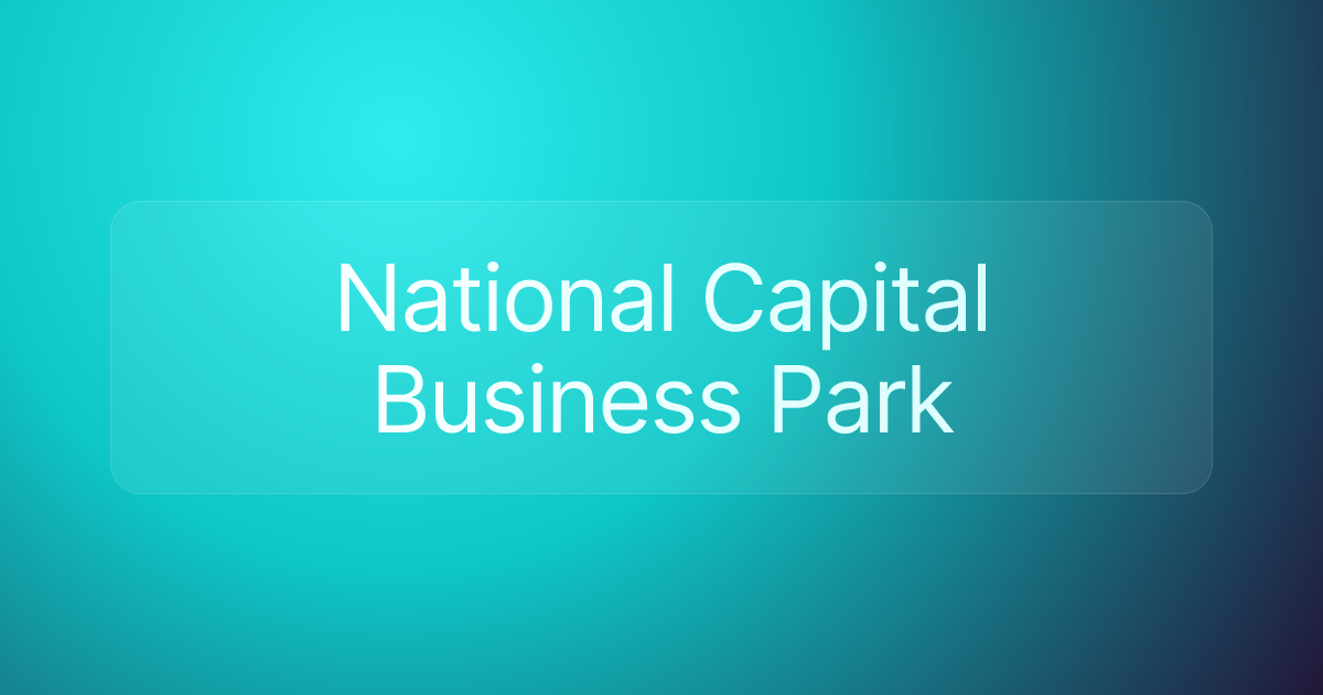 National Capital Business Park